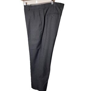 Joseph & Feiss Gold Men's Gray Dress Pants 36x30 Wool Blend Flat‎ Front Classic
